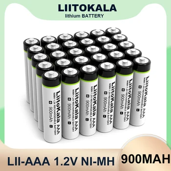 2-20 парчета Оригинален LiitoKala 1.2 ААА 1000 mah NiMH Акумулаторна Батерия за Фенерче, Играчки с дистанционно управление