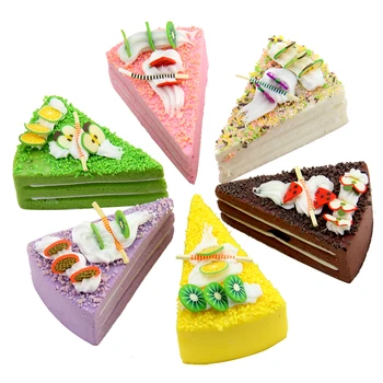 TB040 изкуствен торта модел на изкуствени плодове многоцветен торта фалшиви плодове, хляб, торта хранително-набор от