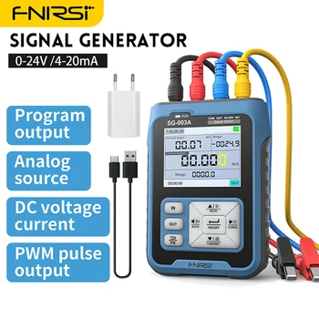 FNIRSI SG-003A Генератор на сигнали 4-20 ma PWM Аналогов Източник на изходния сигнал Калибратор процес 0-10 В Регулируем Тренажор напрежение ток