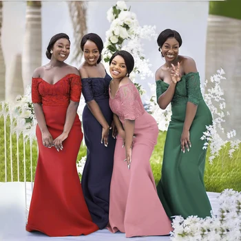 Плюс Размер Африканска Облекло За Жени, Нови Африкански Дашики Анкара Бродерия Базен Riche Дизайнерски Сватбени Рокли За Партита