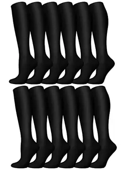 10 Двойки/компл. Компресия Мъжки Чорапи До коляното 30 мм hg.календар. Подуване на Диабет, Разширени Вени Бягане Пътуване Спортни Компресия Чорапи