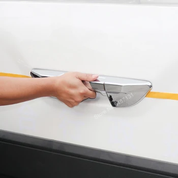 Автомобилна Задната Врата Дръжка на Багажника Капакът на Купата е Защитна Подплата за JMC Vigus 3 5 7 9 Аксесоари за Пикапи 2014-2020