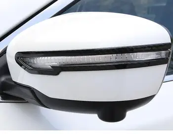 За Nissan X-trail t32 Qashqai j11 2014-2020 за Murano 2015-2020 Карбоновая Хром огледала за обратно виждане-Рефлексен Защитна лента