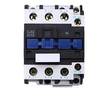 Контактор за променлив ток LC1D CJX2-3210 32A БЕЗ 3-Етап Контактора на DIN-шина 24 На 36 и 110 В На 220 380 В