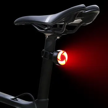 2020 Нов Интелигентен Мотор Задна Светлина COB LED Датчик за Спирачка Задна Светлина Велосипеден Фенерче за Велосипедни Аксесоари USB Акумулаторна батерия