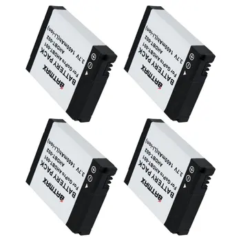 4 Батерия с капацитет 1400 mah за GoPro HD HERO2, GoPro Original HD HERO и GoPro AHDBT-001, AHDBT-002