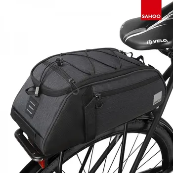Sahoo141466 Велосипедна Чанта За багаж Pannier МТБ Багажника на Задната Стойка на Седалка на Седлото Рама Чанта 7L 8L Светоотражающая Ръчно Переноска През Рамо