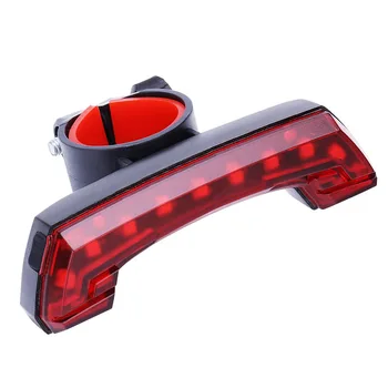 Велосипеден led задна светлина за планинско колоездене USB срещу заплащане предупреждение за сигурност нощно каране аксесоари за велосипеди заден лазерен фенер с червена светлина