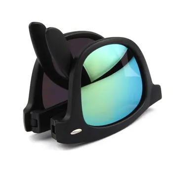 2022 горещи Реколта сгъваеми Слънчеви Очила за Мъже и Жени слънчеви очила корпоративна дизайн очила lunettes de soleil gafas de sol с калъф