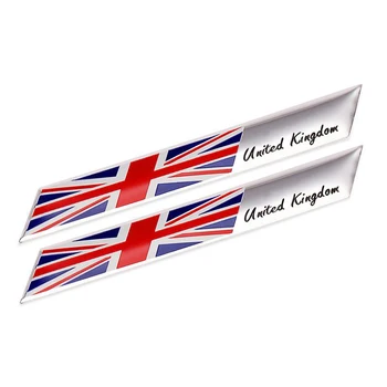 1бр Великобритания Юниън Джак Флаг Емблема на Багажника на колата Стикер Стикер За Aston Martin, JAGUAR и MINI COOPER LAND ROVER