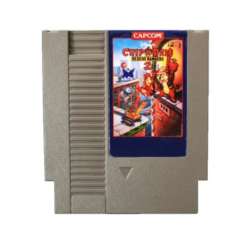 Най-добрата продажба на: Chip n ' Dale Rescue Рейнджърс 2 72 Контакт касета 8 Бита Игрална Карта Безплатна Доставка