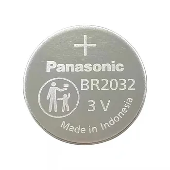 Оригинална батерия на Panasonic 3V BR2032 BR 2032 резултати при висока температура бутон батерии за монети - от 30 ° C до + 80 ° C