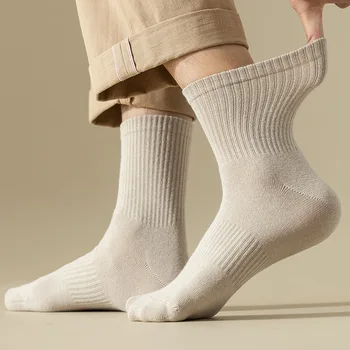 2022 Мъжки Чорапи Памук Однотонного спортен стил Ins