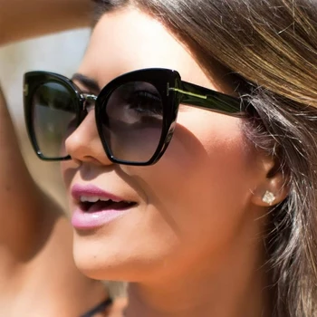 Нови Модни Луксозни Класически Квадратни Слънчеви Очила Дамски Маркови Слънчеви Очила С Големи Рамки Женски Оптични Анти-сини Очила Oculos De Sol