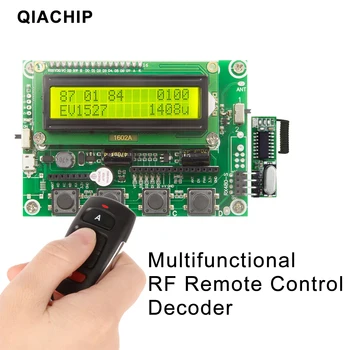 QIACHIP Многофункционален RF 315 433 Mhz дистанционно управление Декодер Приемник Предавател, съвместим 1527 2262 HCS HT Гъвкави код